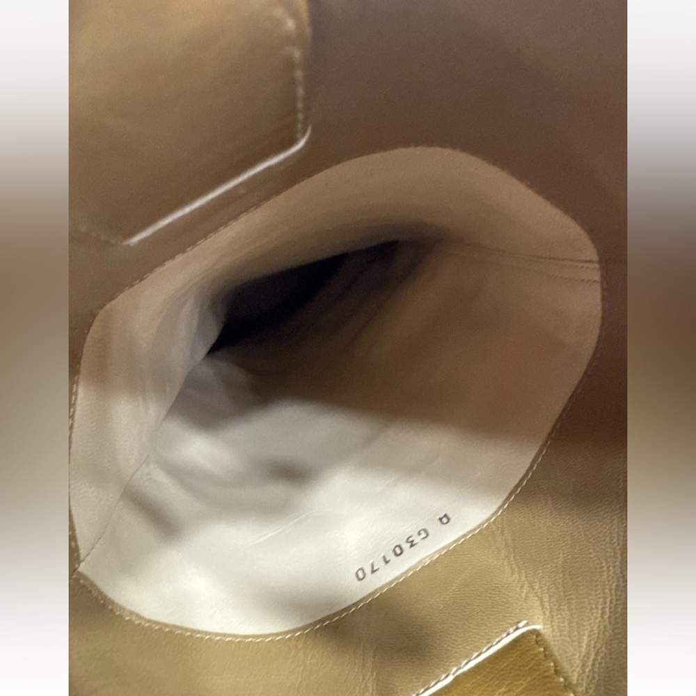 CHANEL 2014 Dallas Aspen Fur-Trimmed  Goat Hair Cowboy Boots 38.5 - Picture 9 of 15
